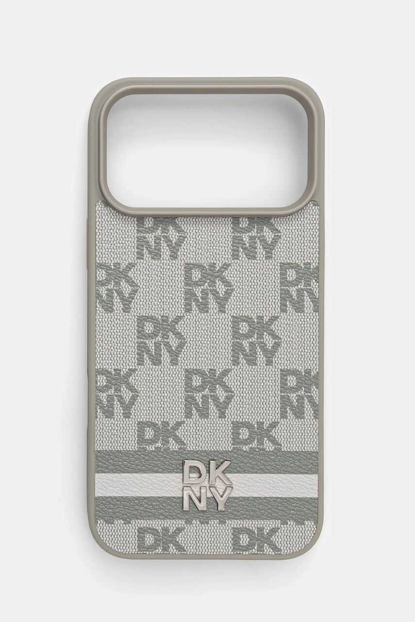 Puzdro na mobil Dkny iPhone 17 Pro Max zelená farba, DKHCP17XPCPTSSE