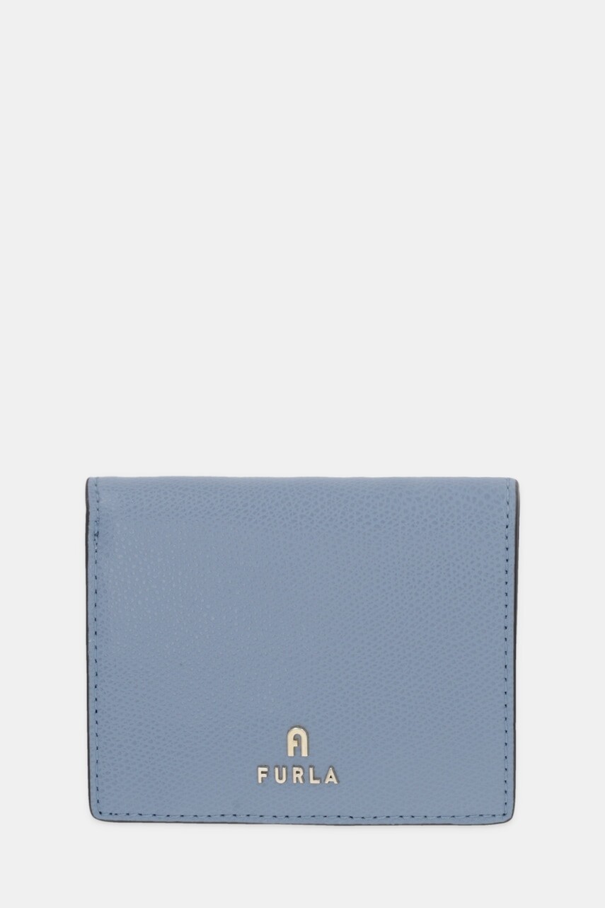 Kožená peňaženka Furla modrá farba, WP00304 ARE000 4352S