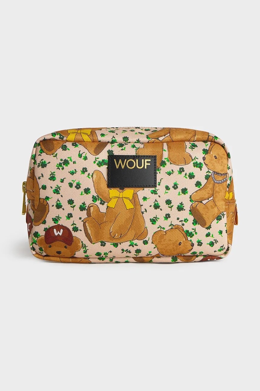 Cestovná kozmetická taštička WOUF Cute 20 x 13 x 9,5 cm béžová farba