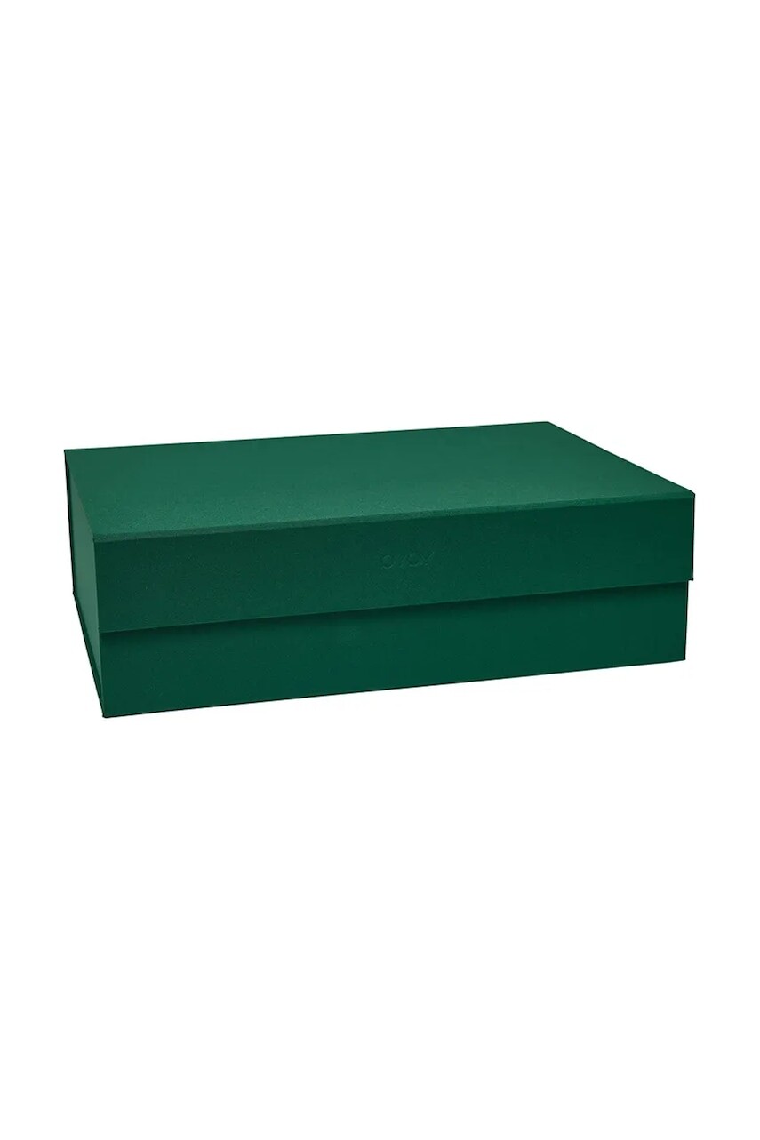 Úložný box OYOY Hako A3 zelená farba