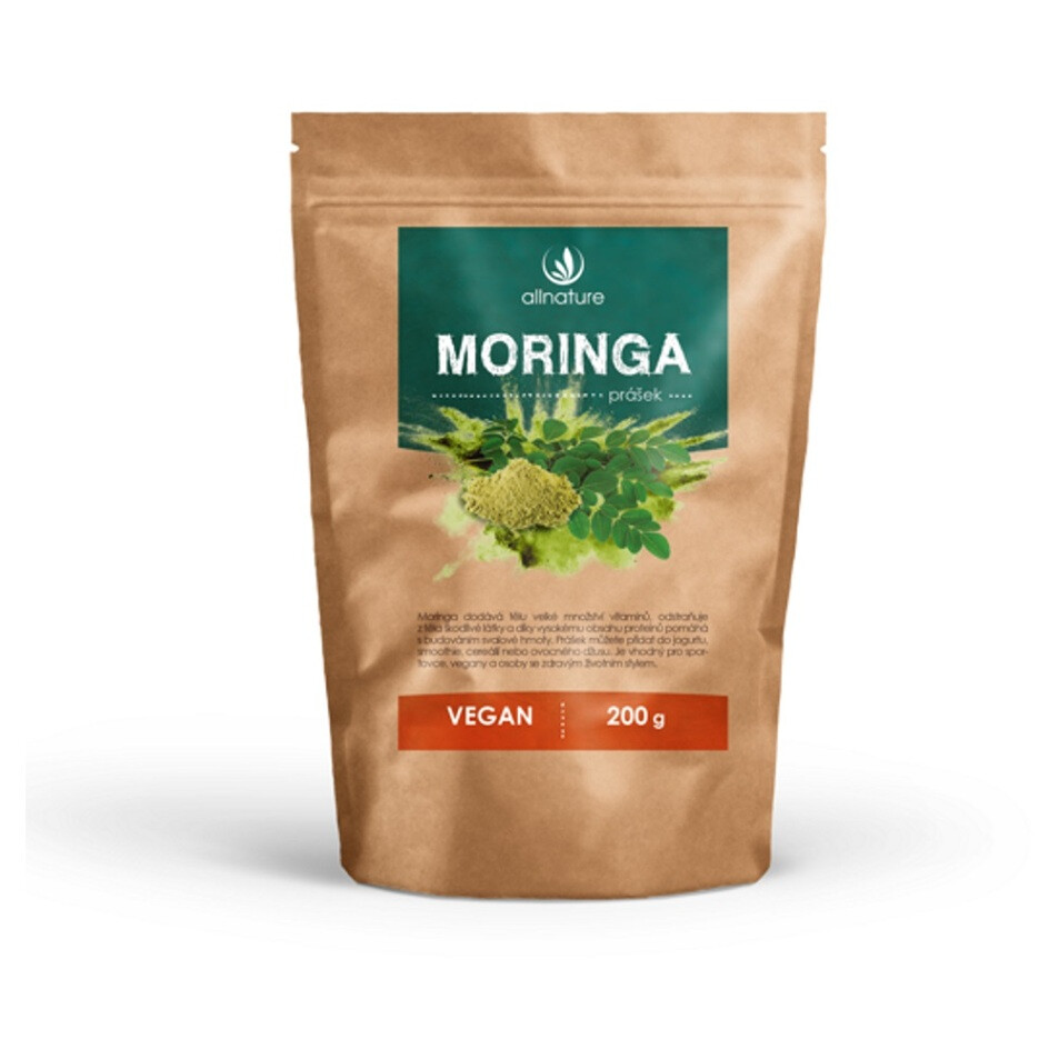 ALLNATURE Moringa prášok RAW 200 g
