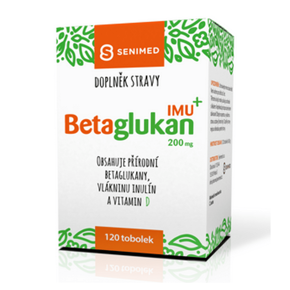 SENIMED Betaglukán IMU 200 mg 120 kapsúl