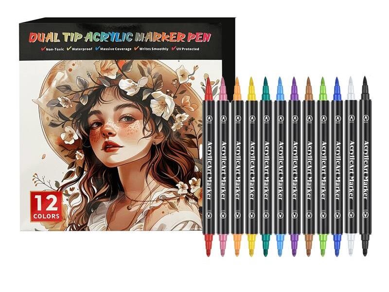 Fixy akrylové LTC LXFA02 12ks