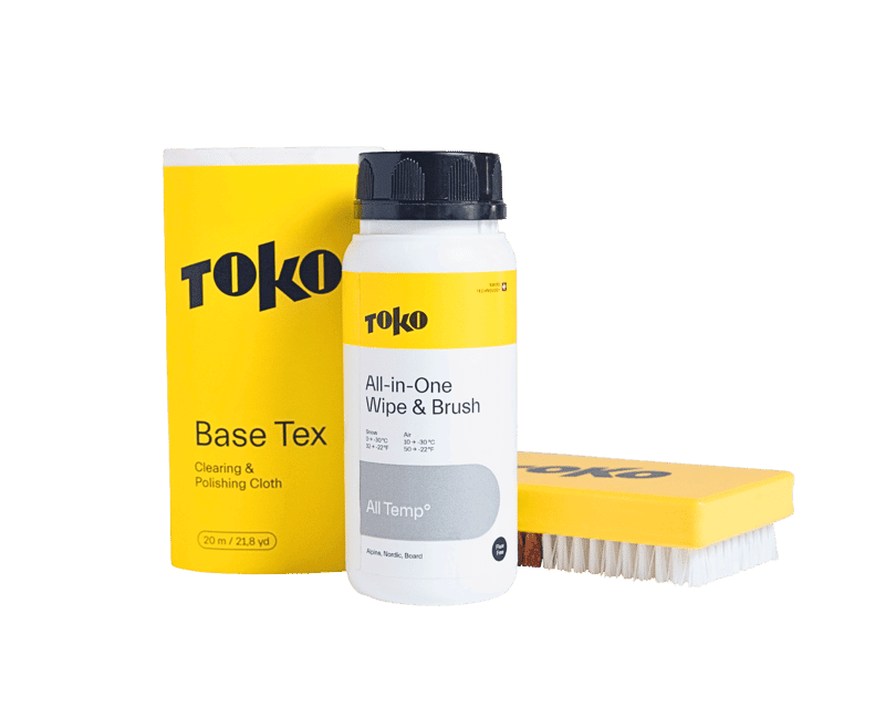 Lyžiarska sada TOKO All-in-One Wipe & Brush Kit