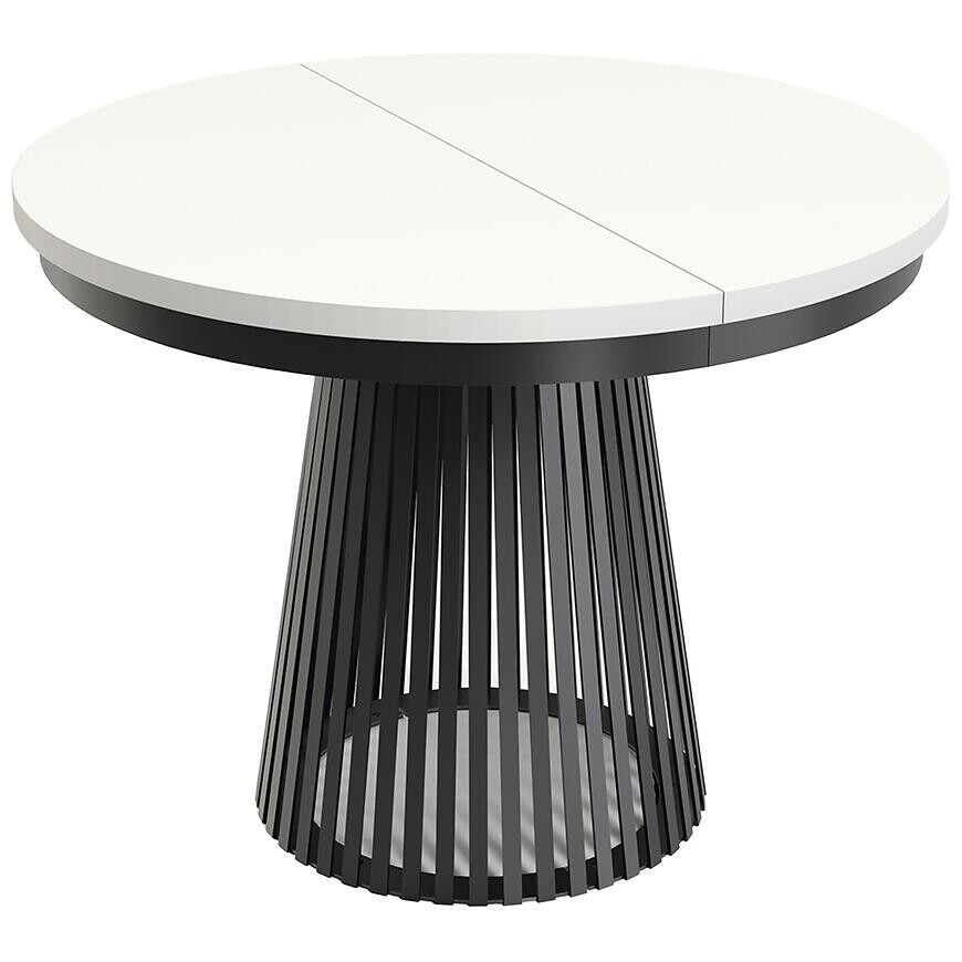 Rozkladací stôl  Garda čierna/alpská biela