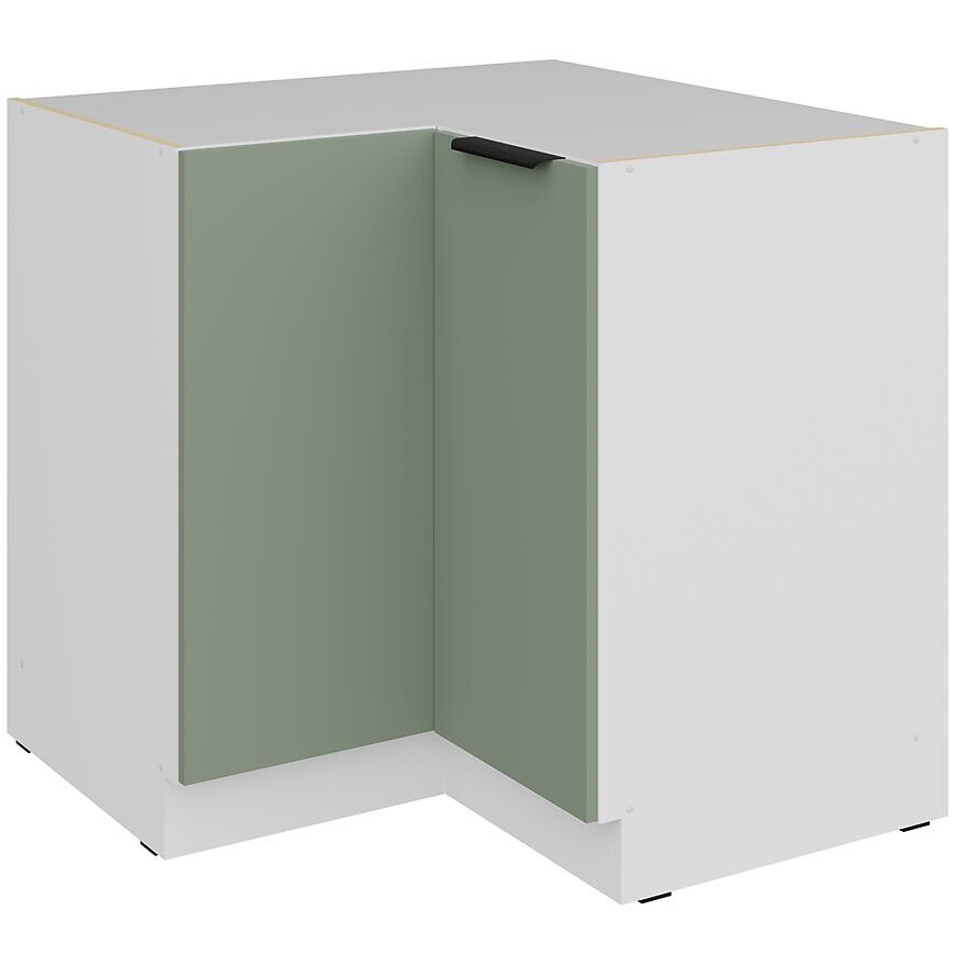 Kuchynská skrinka Aria-Sa/Wh Anti Fingerprint 90x90 Dn 2f Bb