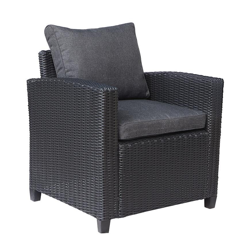 Kreslo technoratan Stockholm čierne