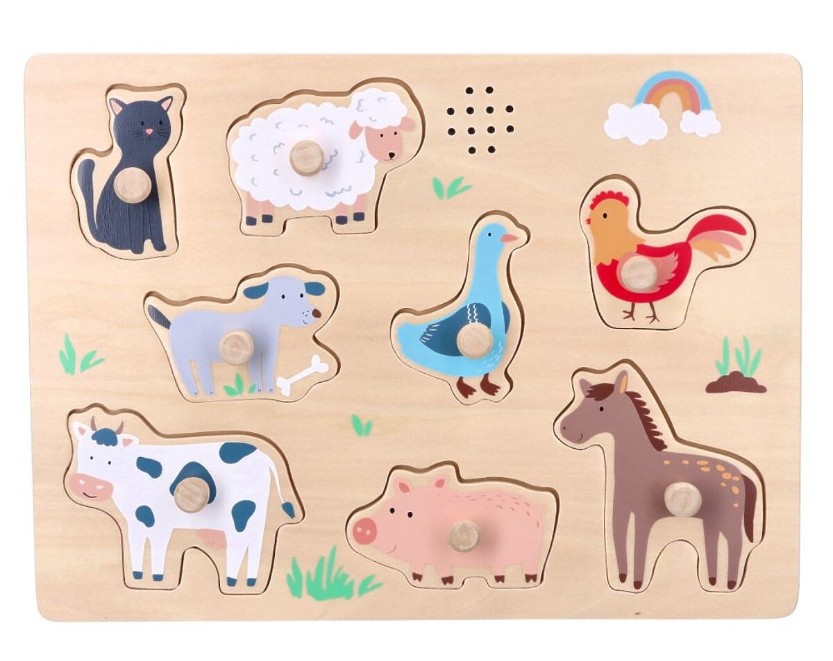 Zvukové puzzle - farma