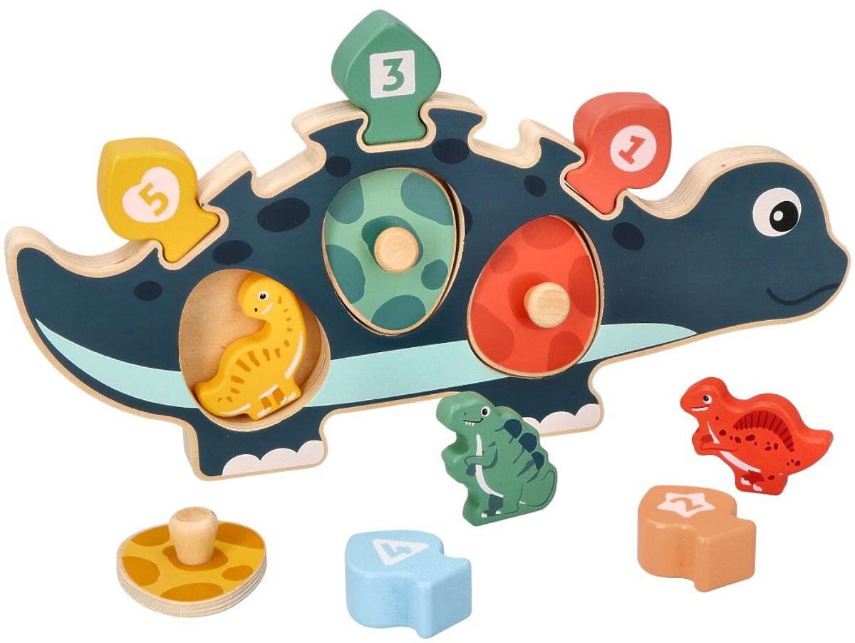 Skladačka maminka dinosaura s číslami