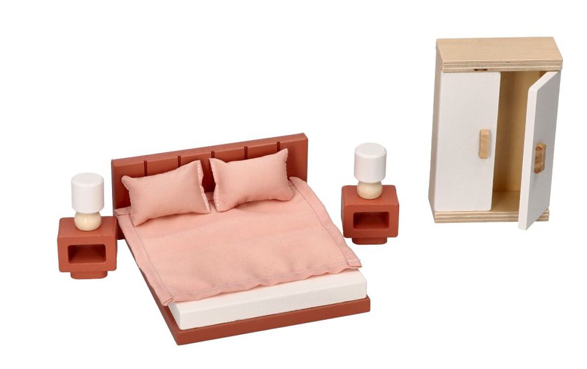 Nábytok do domčeka pre bábiky Spálňa