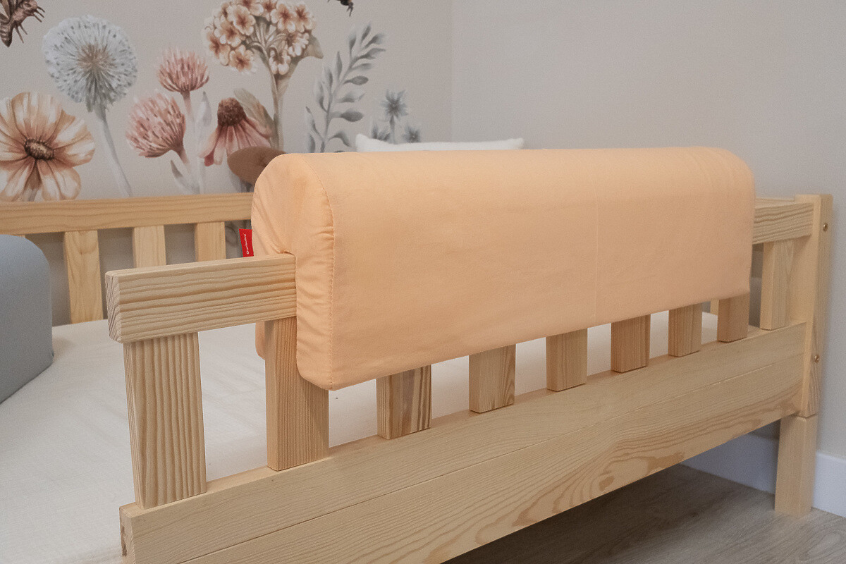 Chránič na posteľ Ourbaby - Jersey - Broskyňový 50 cm