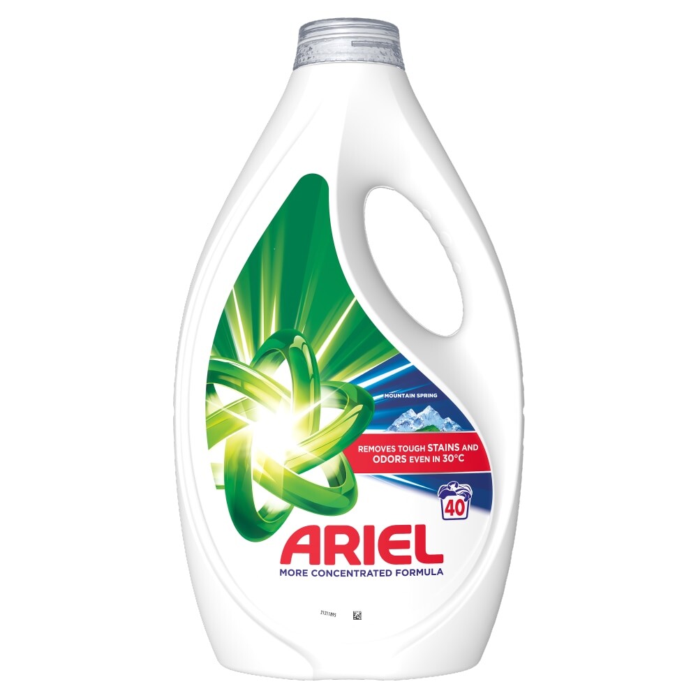Ariel Montain Spring Stain & Odour Universal  gél  na pranie 1,8l 40PD