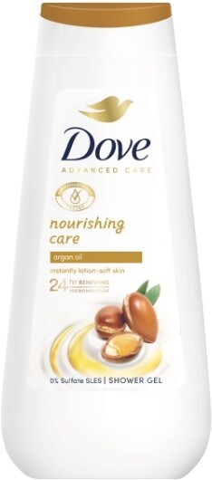 Dove Advanced Care nourishing care sprchový gél arganový olej, 225 ml