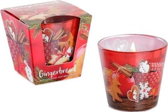 Bartek Candles Gingerbread škorica & Jablko Vonná sviečka 115g