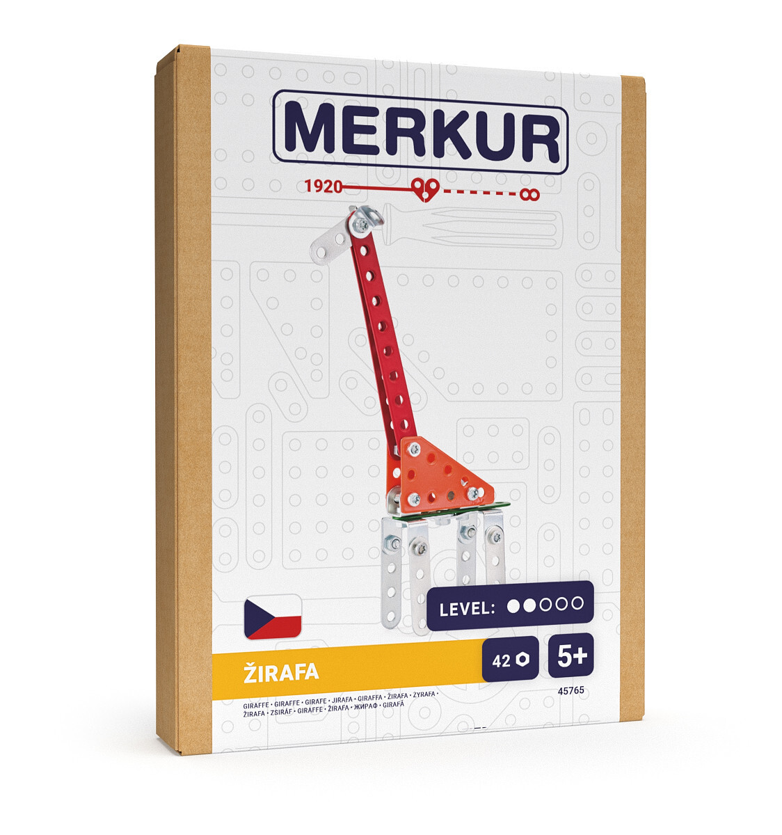 Merkur mini ZOO - žirafa - 42 ks