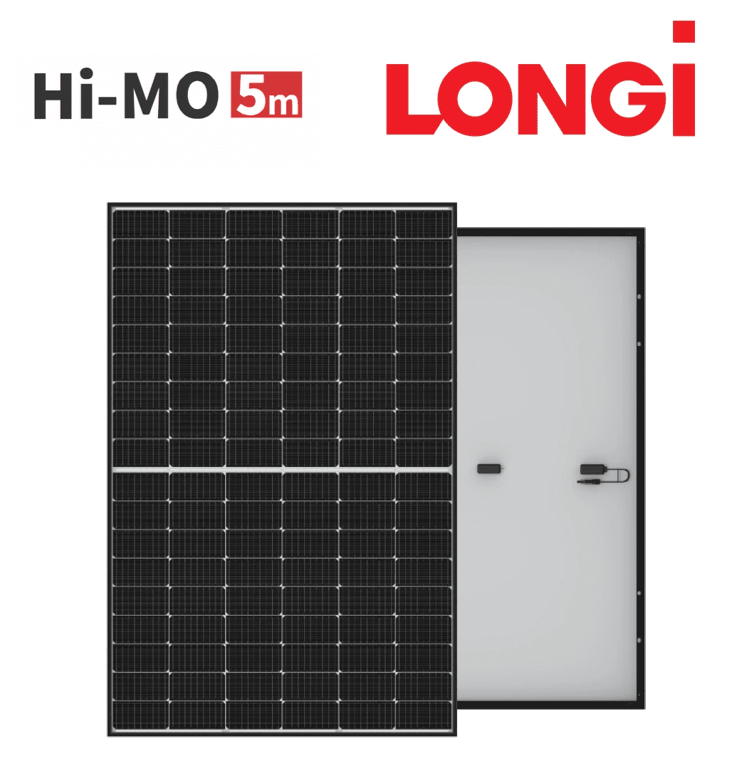 LONGi 410 Wp Black Frame Hi-MO 5m 21 % LR5-54HIH-410M Množstvo: 36ks paleta