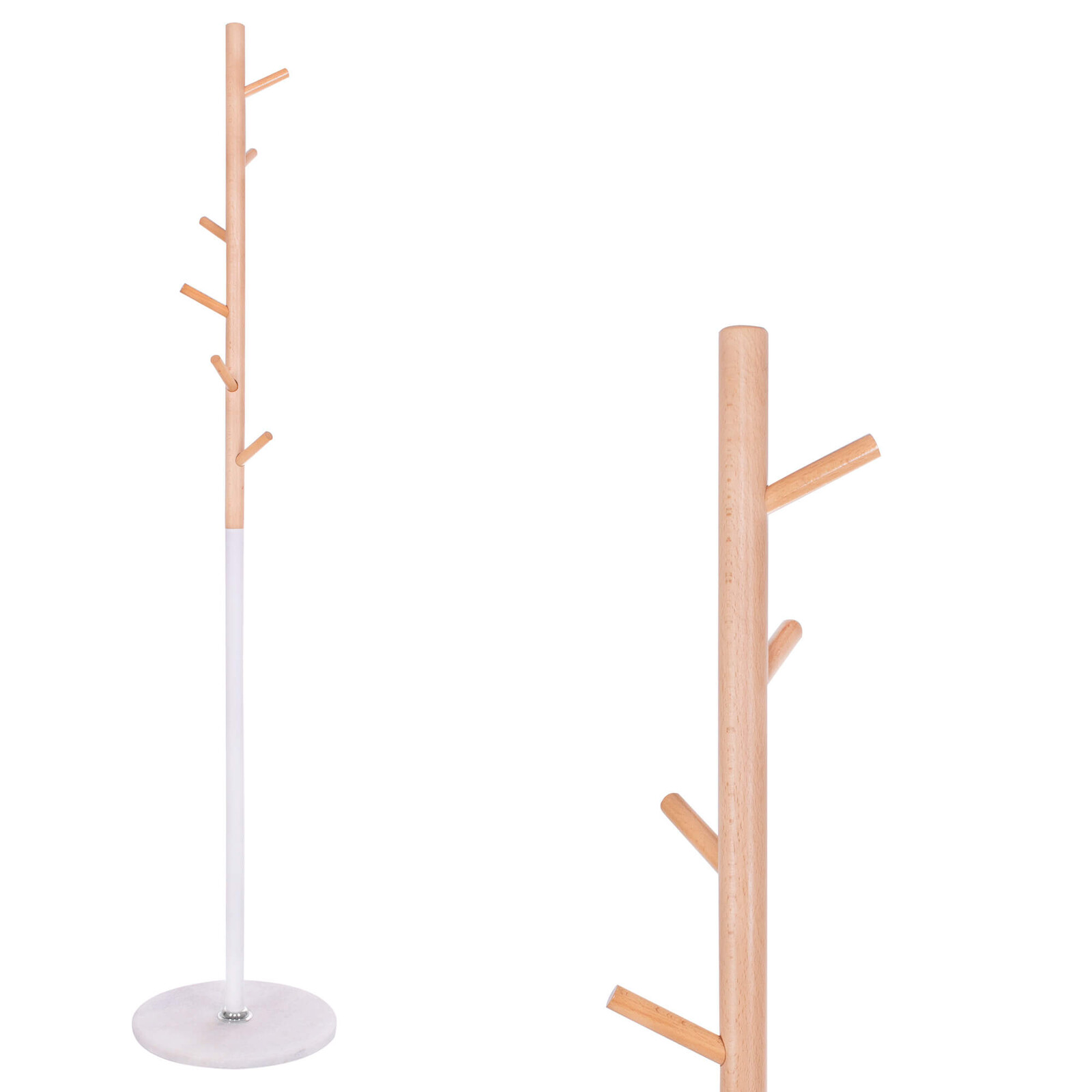 Stojanový vešiak Tree - svetlé drevo