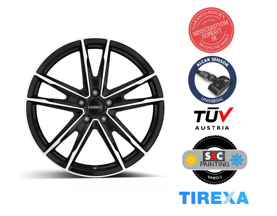 DEZENT KF dark 7.00x18 5x114.30 ET55