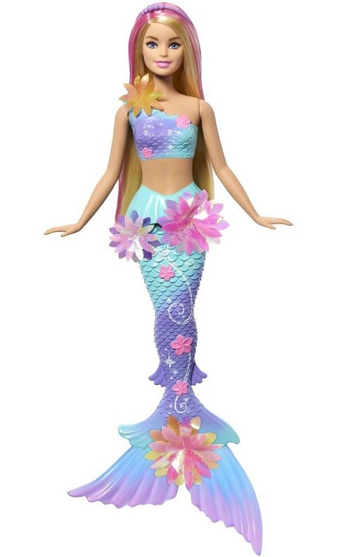 Mattel Barbie Čarovná kvetinová morská víla blondínka