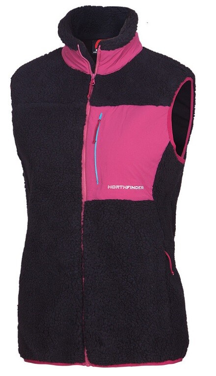 Northfinder CLEO dámska vesta VE-4462OR-577 cherry black Veľkosť: S 8584153516189