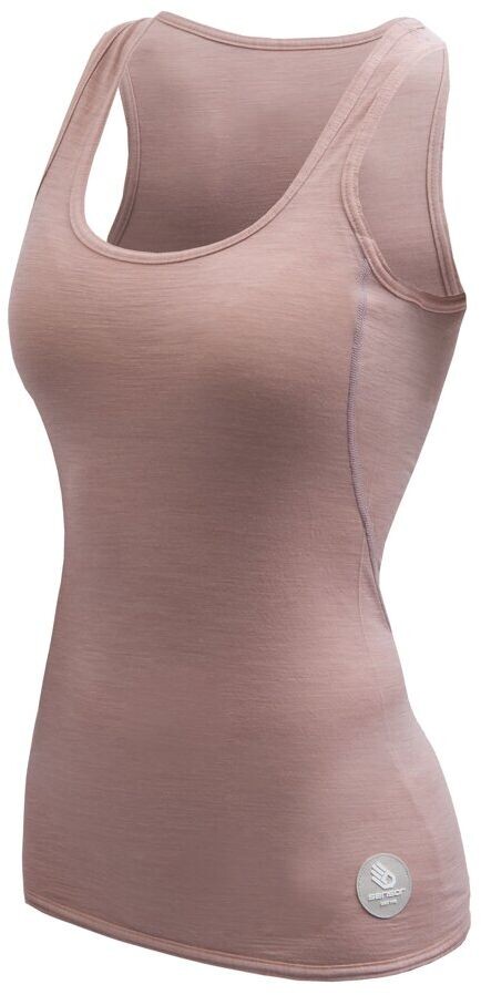 SENSOR MERINO AIR dámske tričko bez rukávov dusty pink Veľkosť: M