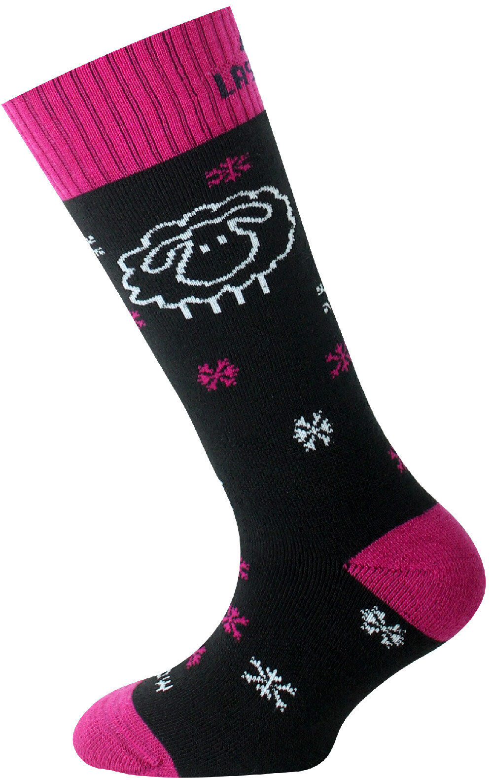 Lasting detské merino lyžiarske ponožky SJW 948 čierne Veľkosť: S 8596445239232