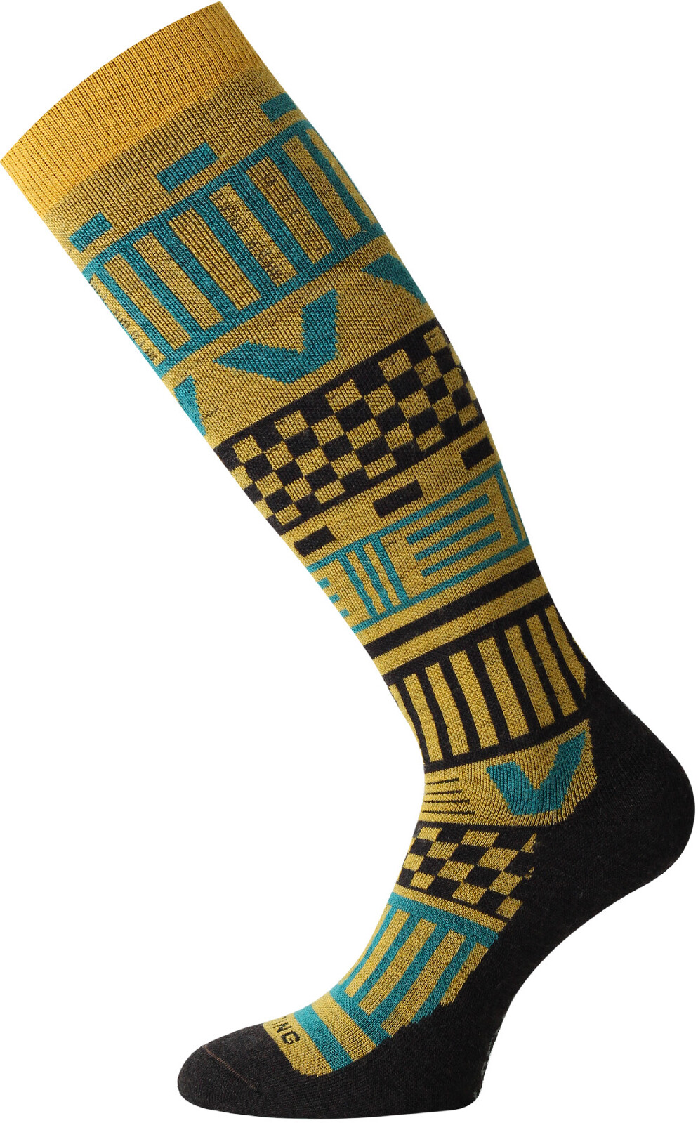 Lasting merino lyžiarske podkolienky SLA 200 horčicové Veľkosť: L 8596445227468