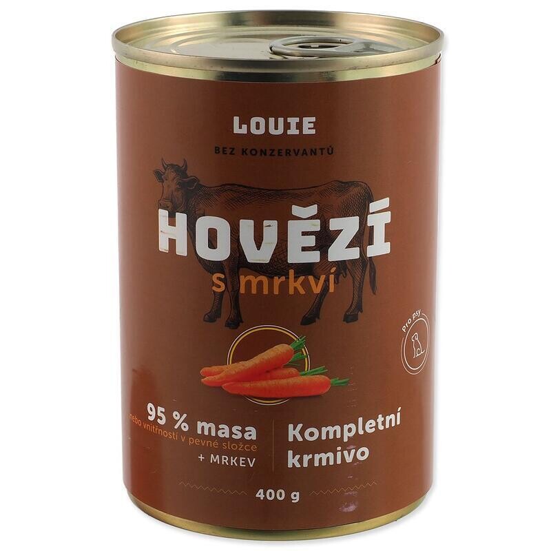 Konzerva LOUIE hovězí s mrkví