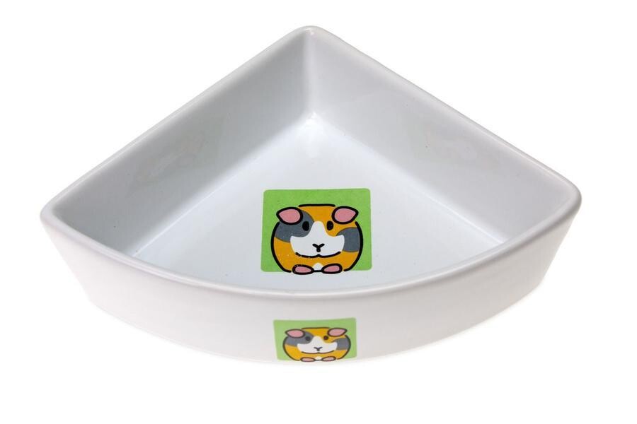 Keramická rohová miska s motivem hlodavce 12-17cm 250ml