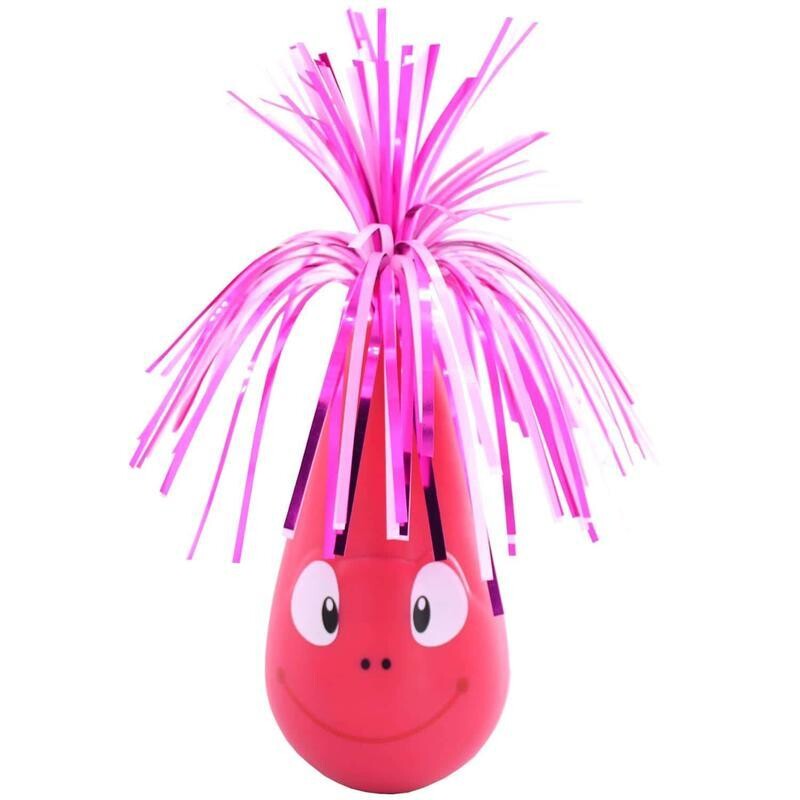 Flamingo Interaktivní hračka pro kočky houpací Crazy Frog růžová 6,5 x 20cm