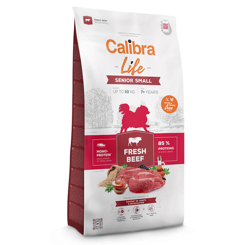 Calibra Dog Life Senior Small Fresh Beef