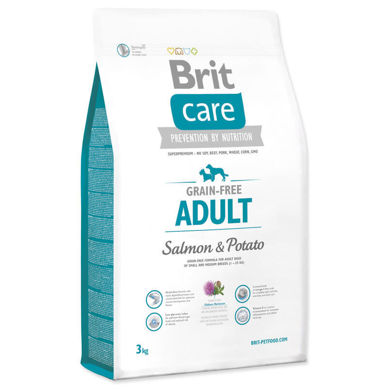 Granule BRIT Care Grain-Free Adult Salmon & Potato 3kg