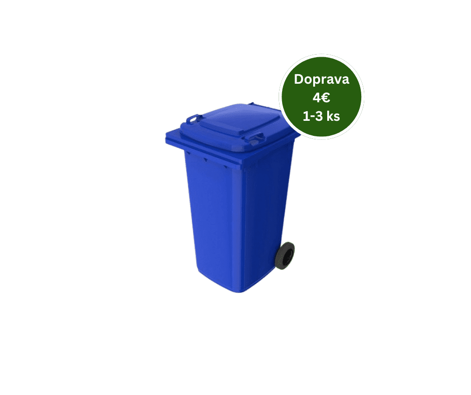 Popolnica Odpadová nádoba 240L - Modrá