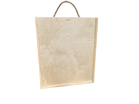 DREVENÁ KRABIČKA NA 3 FĽAŠE