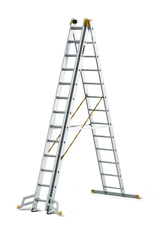 Drabest Multifunkčný hliníkový rebrík MAX 3x13