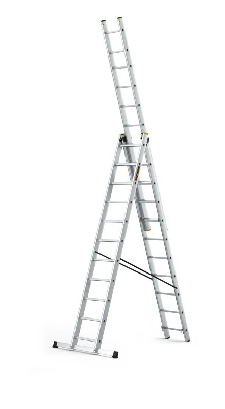 Drabest Multifunkčný hliníkový rebrík PRO 3x11