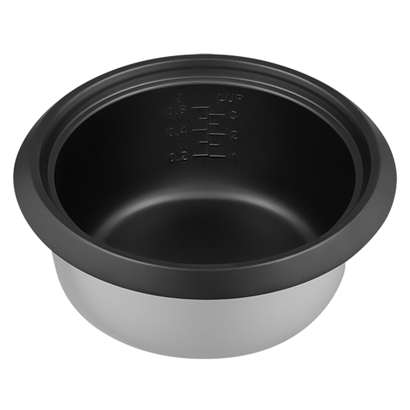 Sencor SDXD 001  Nádoba k ryžovaru Vyberateľná vnútorná nádoba ryžovaru s nepriľnavým povrchom s objemom 0,6l (na prípravu 450g ryže)..