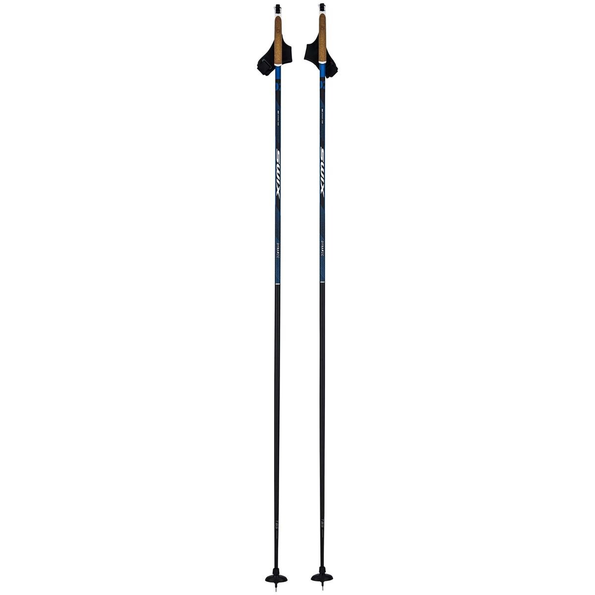 Bežecké palice Swix Dynamic D2 pole, Just click, PCU hole 160 cm