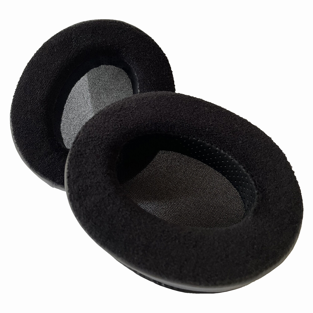 Náhradné náušníky pre slúchadlá Shure SRH440, 940 - Čierne, zamatové a kožené