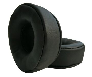 Náhradné náušníky pre slúchadlá AiAiAi TMA1 a TMA2 - Matné čierne, kožené so švami