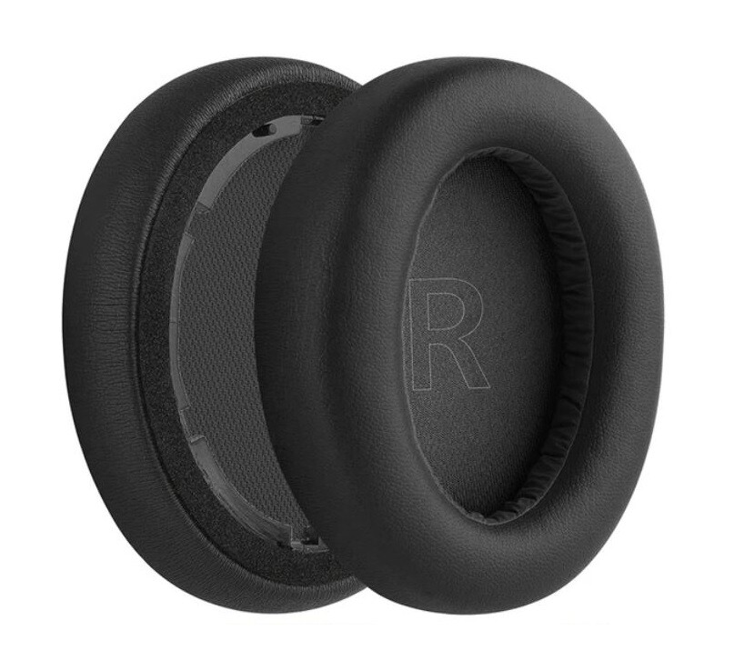 Náhradné náušníky pre slúchadlá Anker Soundcore Life Q10 - Čierné, kožené