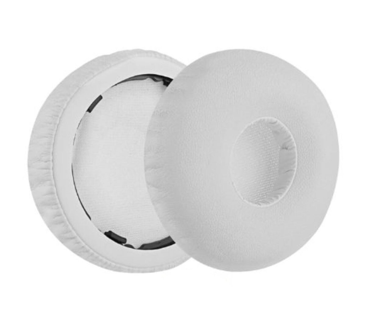 Náhradné náušníky pre slúchadlá Beats Solo Wireless Bluetooth - Biele, kožené