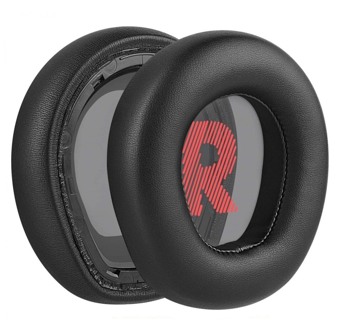 Náhradné náušníky pre slúchadlá JBL Quantum 600 - Čierne, kožené