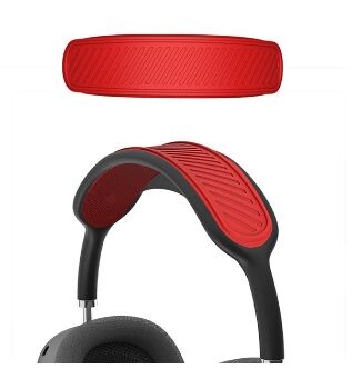 Hlavový most pre slúchadlá Apple AirPods Max - Červený, silikónový