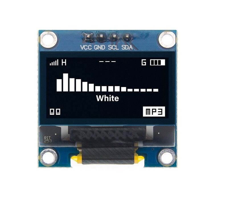 IIC I2C OLED displej 0,96