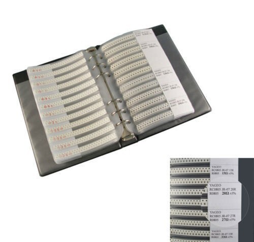 Ultimate sada 0805 rezistorov a kondenzátorov - 3025 + 700 súčiastok v púzdre