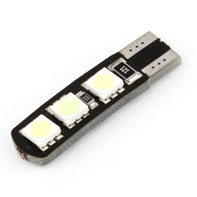 PCB pätica T10, W5W 6x 5050 SMD - Zelená