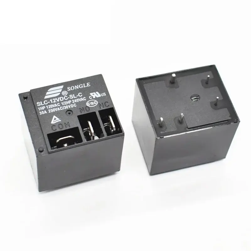 Relé SLC-12VDC-SLC, 12V DC / 250V AC 30A, 5-pin