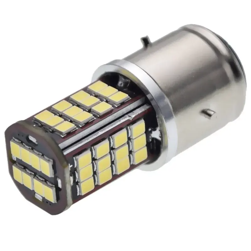 BA21D, 56x 2835 SMD LED - Biela, 6V