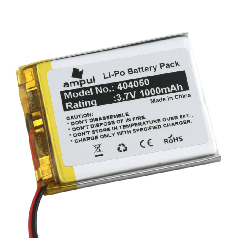 Li-Pol batéria 1300mAh, 3.7V, 404050